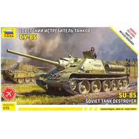 Zvezda 1/72 SU-85 Self Propelled Gun Plastic Model Kit