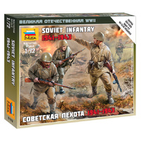 Zvezda 1/72 Soviet Infantry 1941 Plastic Model Kit