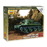 Zvezda 1/100 Soviet Tank BT-5 Plastic Model Kit