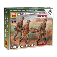 Zvezda 1/72 Soviet Medical Personnel 1941-42 Plastic Model Kit