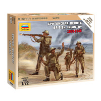 Zvezda 1/72 British Infantry 1939-42 Plastic Model Kit