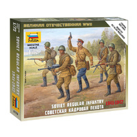 Zvezda 1/72 Soviet Regular Infantry 1941-42 Plastic Model Kit