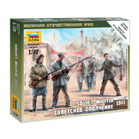 Zvezda 1/72 Soviet Militia 1941 Plastic Model Kit