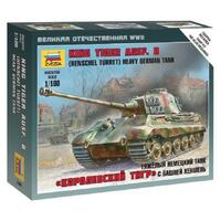 Zvezda 1/100 Sd.Kfz.182 Kingtiger Henschel Plastic Model Kit