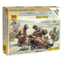 Zvezda 1/72 British Medic Team Plastic Model Kit