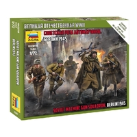 Zvezda 1/72 Soviet Machine Gun Squad Plastic Model Kit