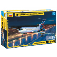 Zvezda 1/144 Tu-154M Russian Airliner Plastic Model Kit