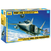 Zvezda 1/72 MIG-31B Plastic Model Kit