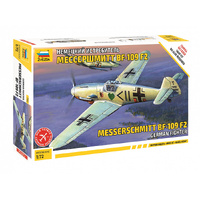 Zvezda 1/72 Messerschmitt B-109 F2 Plastic Model Kit