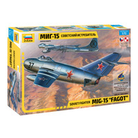 Zvezda 1/72 MIG-15 "Fagot" Plastic Model Kit