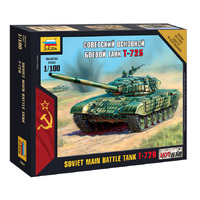 Zvezda 1/100 T-72 Plastic Model Kit