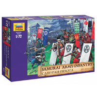 Zvezda 1/72 Samuray Infantry Plastic Model Kit