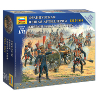 Zvezda 1/72 French foot artillery 1810-1815 Plastic Model Kit