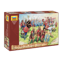 Zvezda 1/72 Republican Rome Infantry (RR) Plastic Model Kit