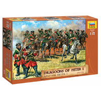 Zvezda 1/72 Dragoons of Peter the Great Plastic Model Kit