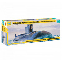 Zvezda 1/350 SSBN "Borei" Nuclear Submarine Plastic Model Kit