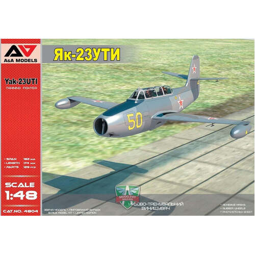 A&A Models 1/48 Yak-23UTI Plastic Model Kit [4804]