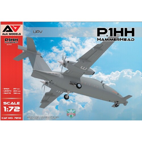 A&A Models 1/72 P-1HH HammerHead (Flying prot) UAV Plastic Model Kit [7210]