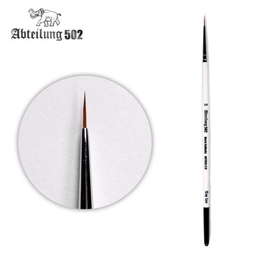 Abteilung 502 Top Line Pincel Marta Kolinsky 2/0 Paint Brush