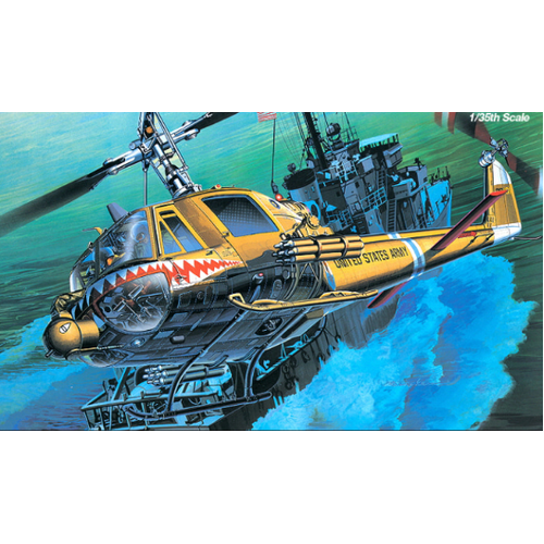 Academy 1/35 UH-1C HUEY FROG Plastic Model Kit [12112]