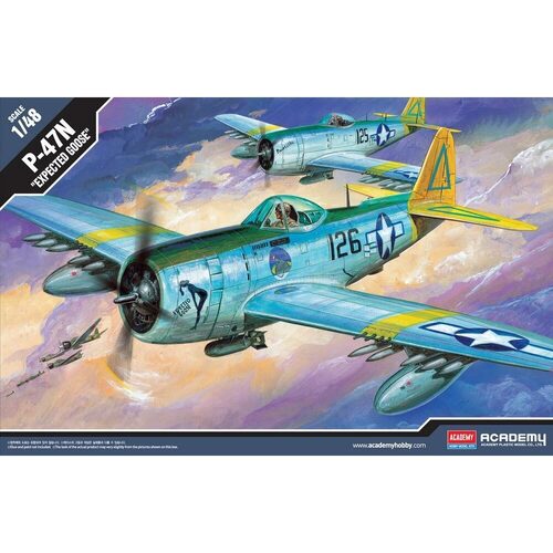 Academy 1/48 P-47N Special Expected Goose Plastic Model Kit [12281]