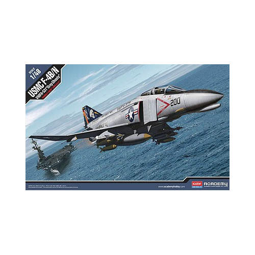 Academy 1/48 USMC F-4B/N VMFA-531 "Gray Ghosts" Phantom Plastic Model Kit [12315]