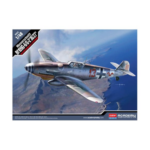 Academy 1/48 Messerschmitt Bf109G-6/G-2 "JG 27" Plastic Model Kit [12321]