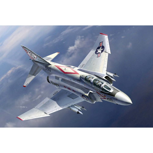 Academy 1/48 USN F-4J VF-102 Diamondbacks Plastic Model Kit [12323]