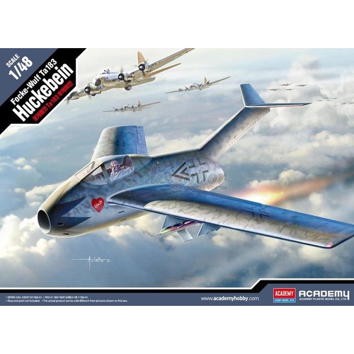 Academy 1/48 Focke-Wulf Ta-183 Huckebein Plastic Model Kit [12327]