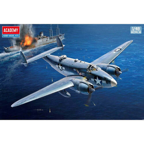 Academy 1/48 USN PV-1 "Solomon Islands Theatre" Plastic Model Kit [12347]*Aus Decals*