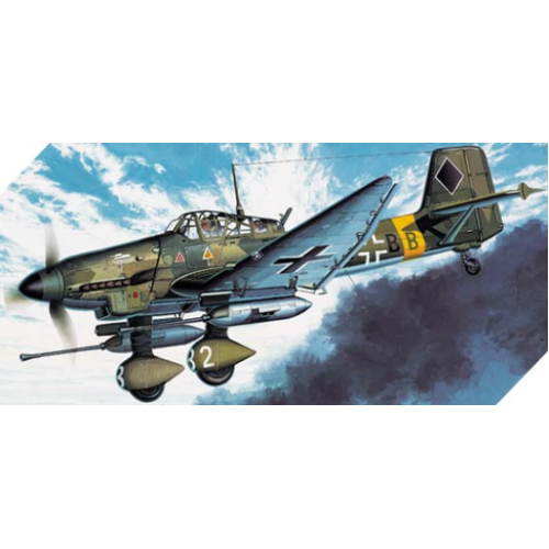 Academy 1/72 Ju-87G Stuka "Tank Buster" Plastic Model Kit [12450]