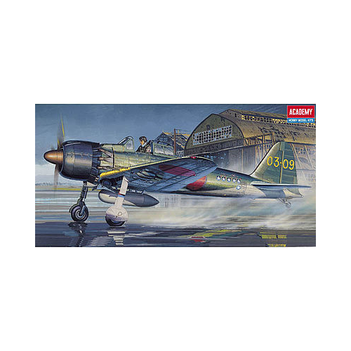 Academy 1/72 Zero Fighter Type 52C (A6M5C) Plastic Model Kit [12493]