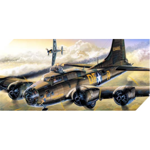 Academy 1/72 B-17F "Memphis Belle" Flying Fortress Plastic Model Kit [12495]