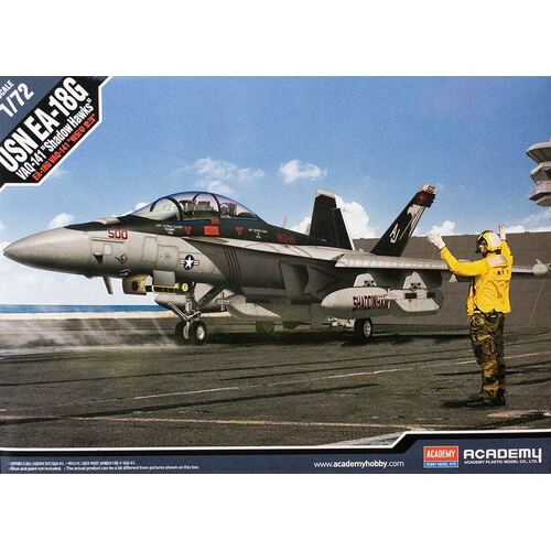 Academy 1/72 EA-18G "VAQ-141 Shadowhawks" *Aus Decals* Plastic Model Kit [12560]