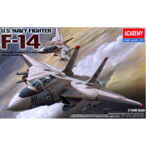 Academy 1/144 F-14A Tomcat Plastic Model Kit [12608]