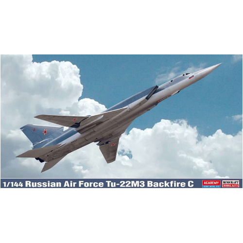 Academy 1/144 Russian Airforce Tu-22M3 Backfire C Plastic Model Kit