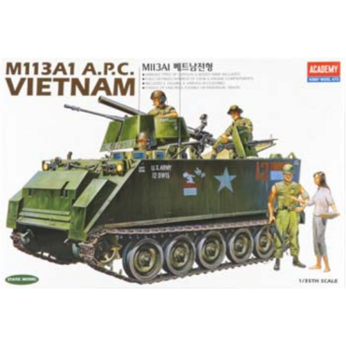 Academy 1/35 M113A1 Vietnam Version Plastic Model Kit *Aus Decals* [13266]