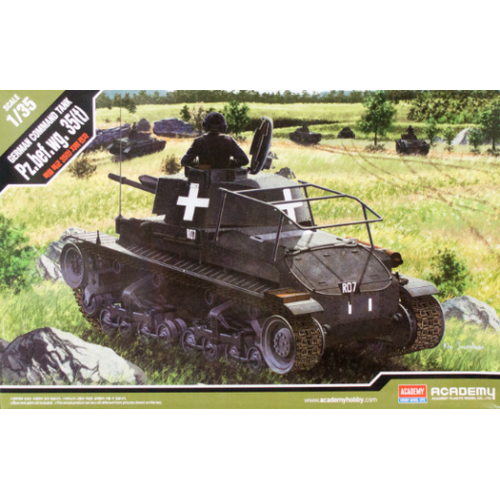 Academy 1/35 German Command Tank Pz.Bef.Wg 35(T) Plastic Model Kit [13313]