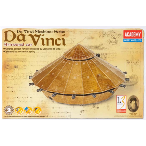 Academy Davinci Armored Car Plastic Model Kit [18136]