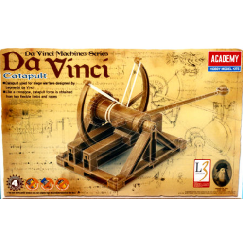 Academy Davinci Catapult Machine Plastic Model Kit [18137]