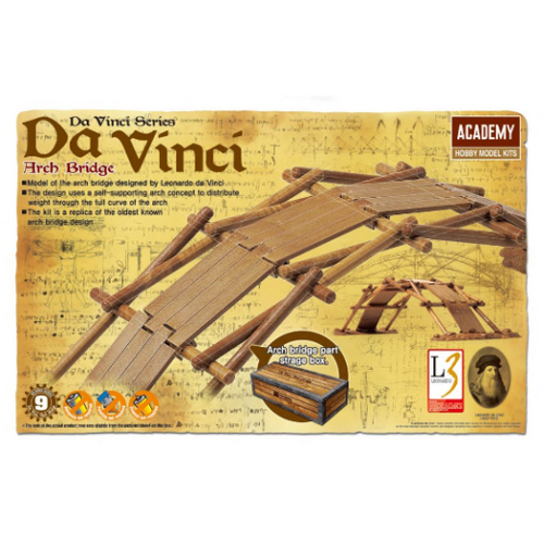 Academy Davinci Arch Bridge Plastic Model Kit [18153]