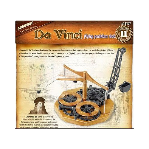 Academy Davinci Flying Pendulum Clock Plastic Model Kit [18157]