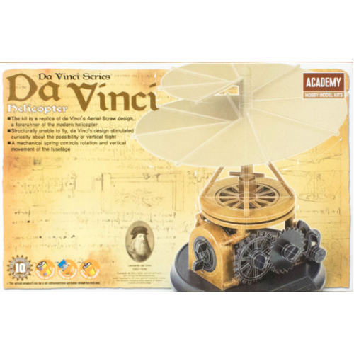 Academy Davinci Helicopter Plastic Model Kit [18159]