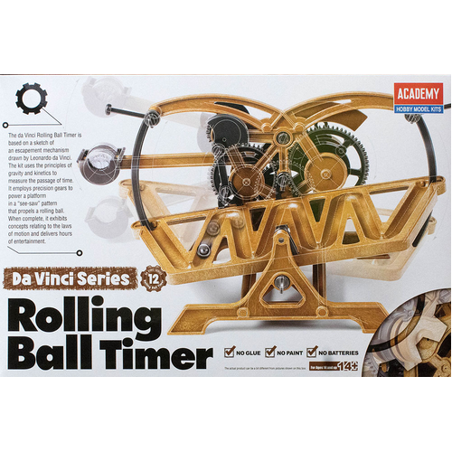 Academy Davinci Rolling Ball Timer Plastic Model Kit [18174]