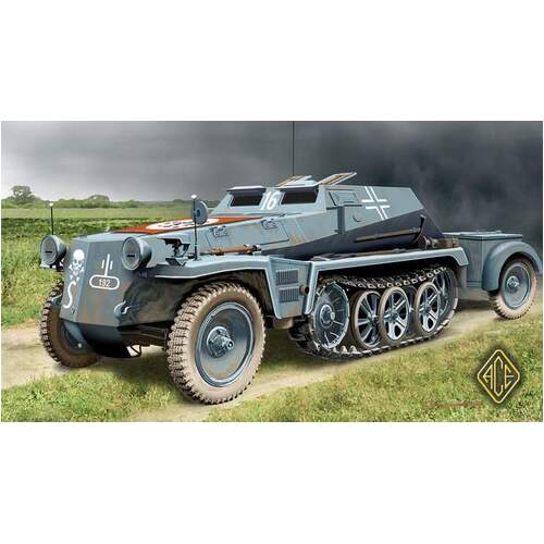 Ace Model 1/72 Sd.Kfz.252 armoured munitions carrier Plastic Model Kit [72238]