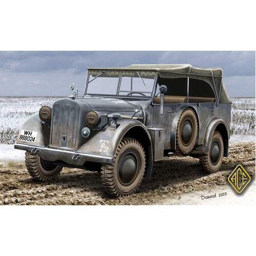 Ace Model 1/72 Kfz. 15 - uniform chassis medium radio vehicle Plastic Model Kit [72258]