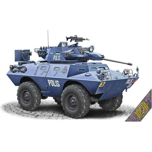 Ace Model 1/72 V-150 Commando Car (20mm or 90mm gun) Plastic Model Kit [72430]