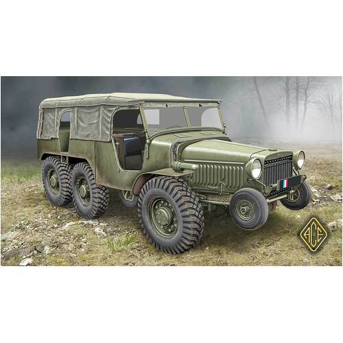 Ace Model 1/72 French Artillery tractor (6x6) W-15T Plastic Model Kit [72536]