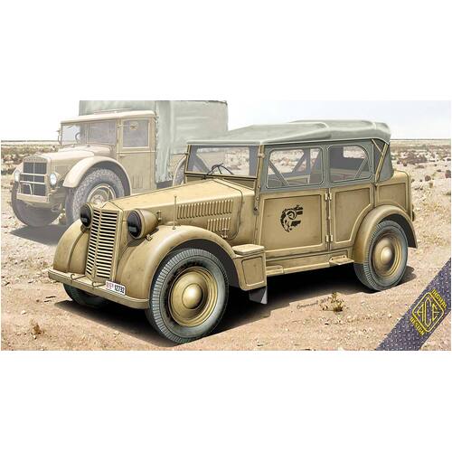 Ace Model 1/72 Italian light military vehicle 508 CM Coloniale Plastic Model Kit [72548]