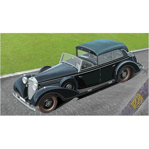 Ace Model 1/72 Typ 770K Grosser Cabriolet F (7 passenger) Plastic Model Kit [72559]